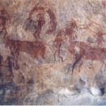 Bhimbetka rock painting, Madhya Pradesh, India (30,000 years old)